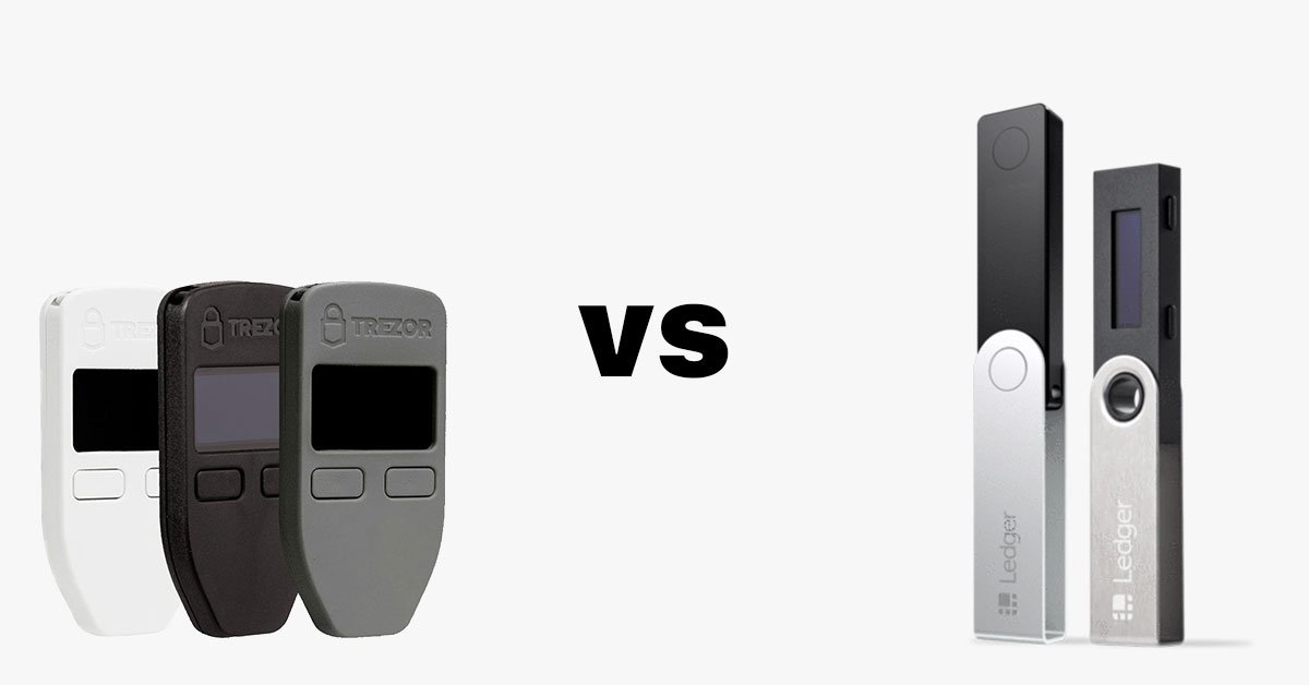 Trezor vs Ledger Models