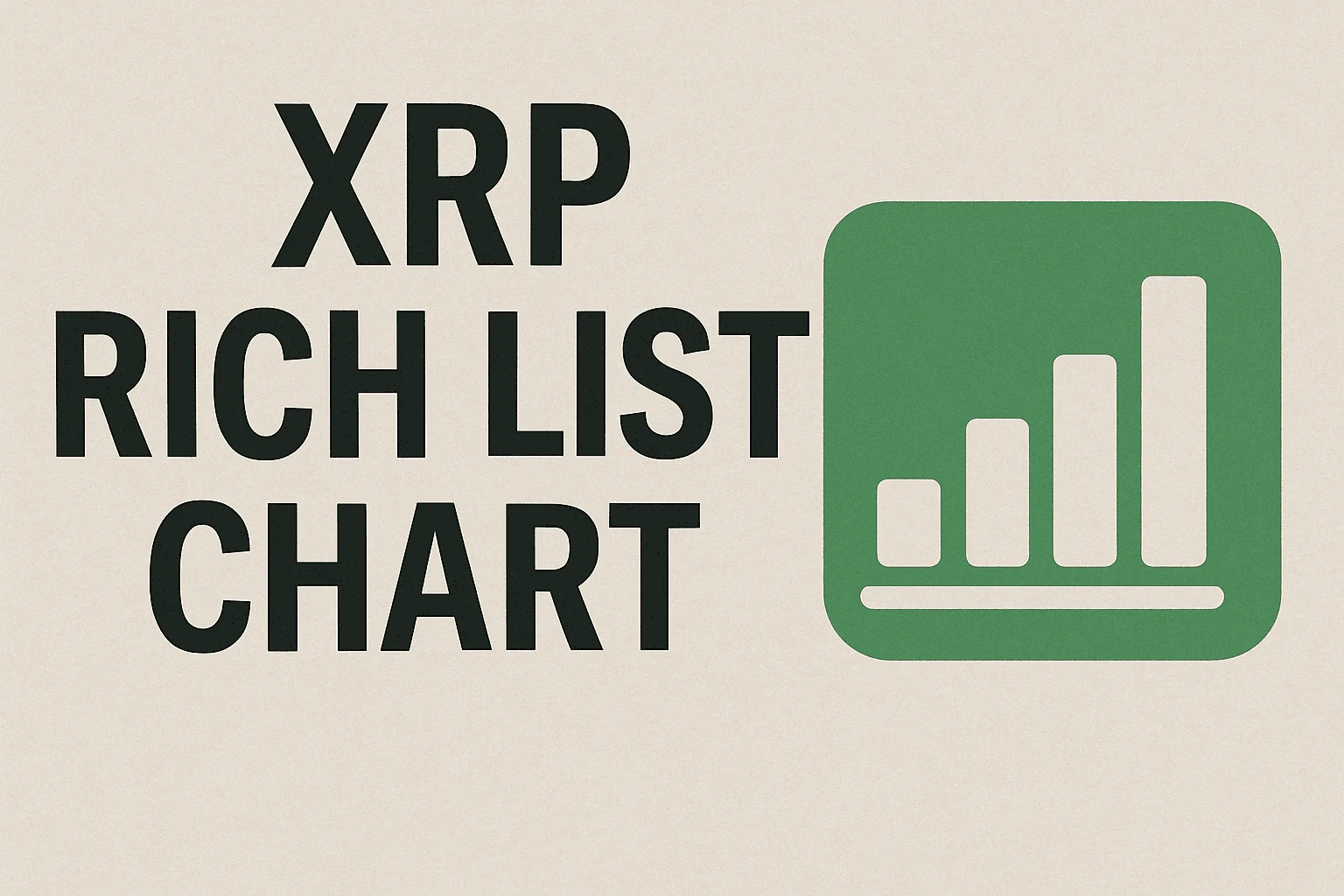 Current XRP Rich List Statistics